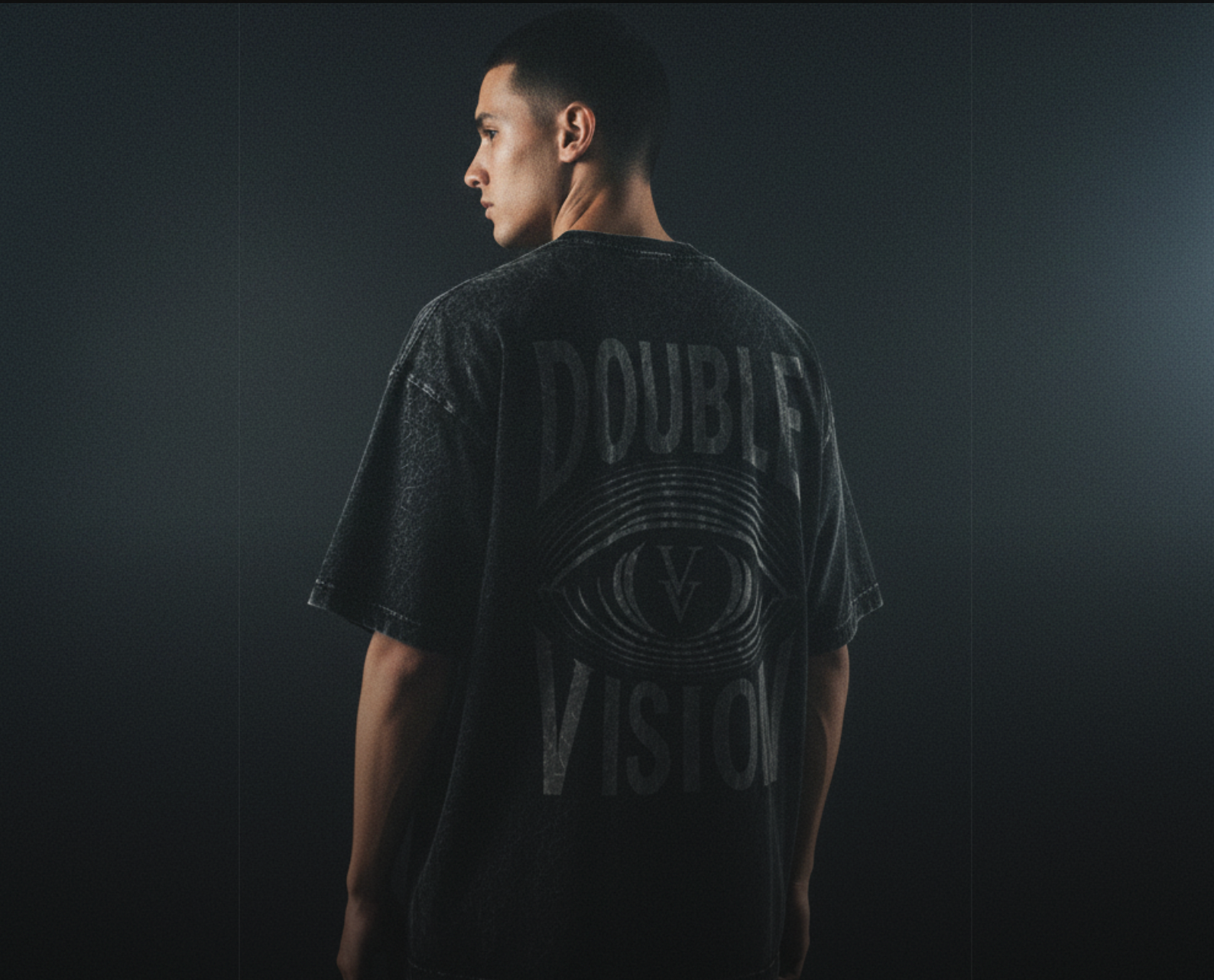 DOUBLE VISION Oversized Tee